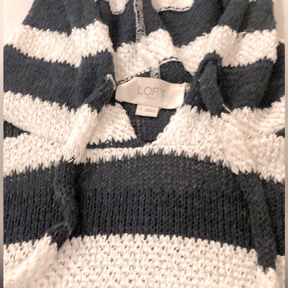 Loft mesh crochet 3/4 sleeve hoodie - Picture 14 of 14